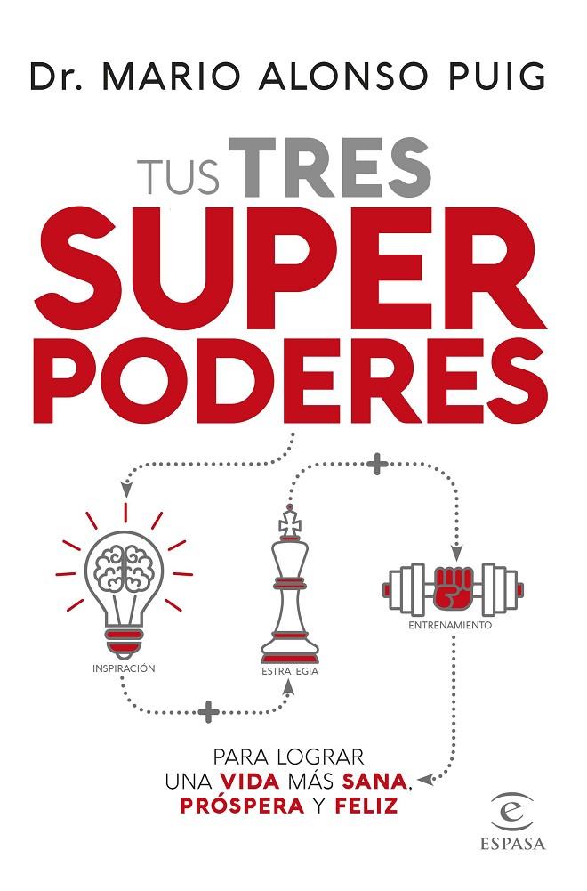 TUS TRES SUPERPODERES PARA LOGRAR UNA VIDA MÁS SANA, PRÓSPERA Y FELIZ | 9788467055443 | ALONSO PUIG, MARIO | Galatea Llibres | Librería online de Reus, Tarragona | Comprar libros en catalán y castellano online
