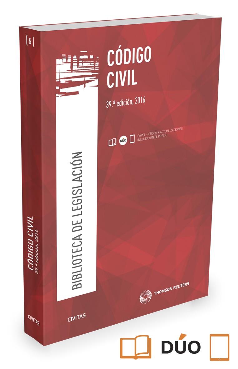 CÓDIGO CIVIL (PAPEL + E-BOOK) | 9788491358824 | PAJARES GIMÉNEZ, JOSÉ ANTONIO | Galatea Llibres | Llibreria online de Reus, Tarragona | Comprar llibres en català i castellà online