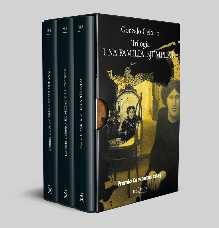 ESTUCHE TRILOGIA UNA FAMILIA EJEMPLAR (TRES LINDAS CUBANAS, EL METAL Y LA ESCORIA, LOS APÓSTATAS) | 9788411077705 | CELORIO, GONZALO | Galatea Llibres | Llibreria online de Reus, Tarragona | Comprar llibres en català i castellà online