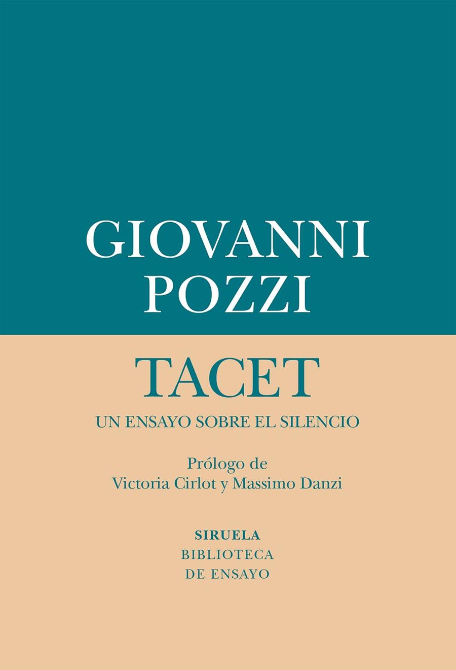 TACET | 9788417624149 | POZZI, GIOVANNI | Galatea Llibres | Librería online de Reus, Tarragona | Comprar libros en catalán y castellano online
