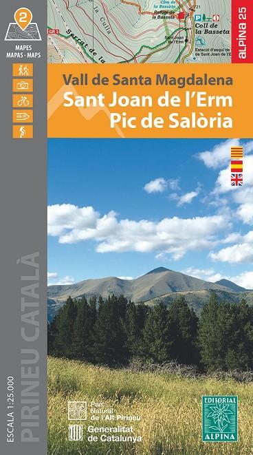 SANT JOAN DE L'ERM - PIC DE SALORIA 1:25.000 | 9788470111761 | Galatea Llibres | Llibreria online de Reus, Tarragona | Comprar llibres en català i castellà online