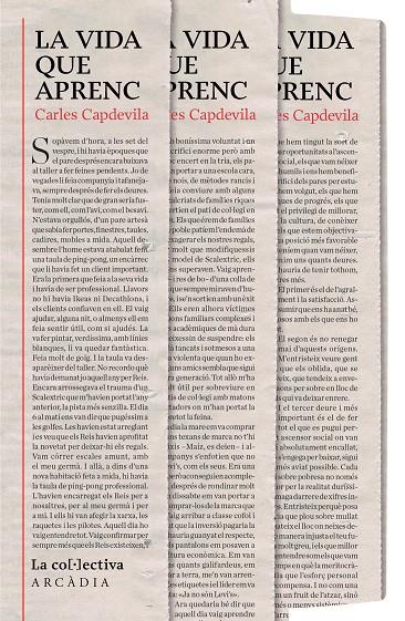 LA VIDA QUE APRENC | 9791387800024 | CAPDEVILA, CARLES | Galatea Llibres | Librería online de Reus, Tarragona | Comprar libros en catalán y castellano online