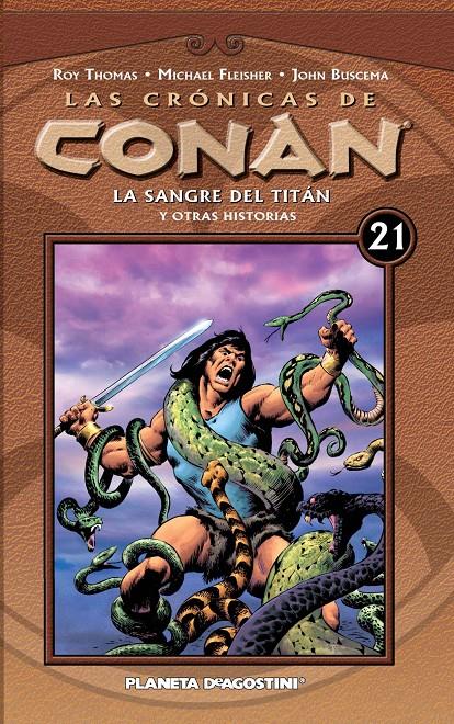 LAS CRÓNICAS DE CONAN 21 | 9788468479811 | FLEISHER/JOHN BUSCEMA/ERNIE CHAN/ROY THOMAS | Galatea Llibres | Librería online de Reus, Tarragona | Comprar libros en catalán y castellano online