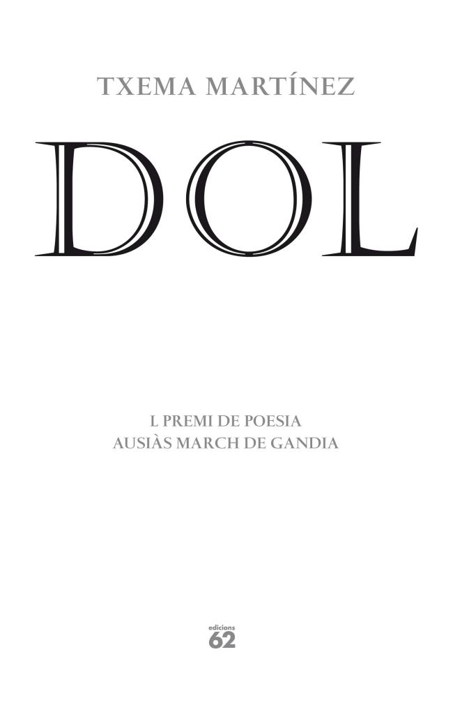 DOL | 9788429770896 | MARTÍNEZ, TXEMA | Galatea Llibres | Llibreria online de Reus, Tarragona | Comprar llibres en català i castellà online
