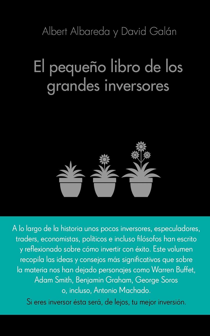 EL PEQUEÑO LIBRO DE LOS GRANDES INVERSORES | 9788416253517 | ALBAREDA, ALBERT /DAVID GALÁN | Galatea Llibres | Llibreria online de Reus, Tarragona | Comprar llibres en català i castellà online