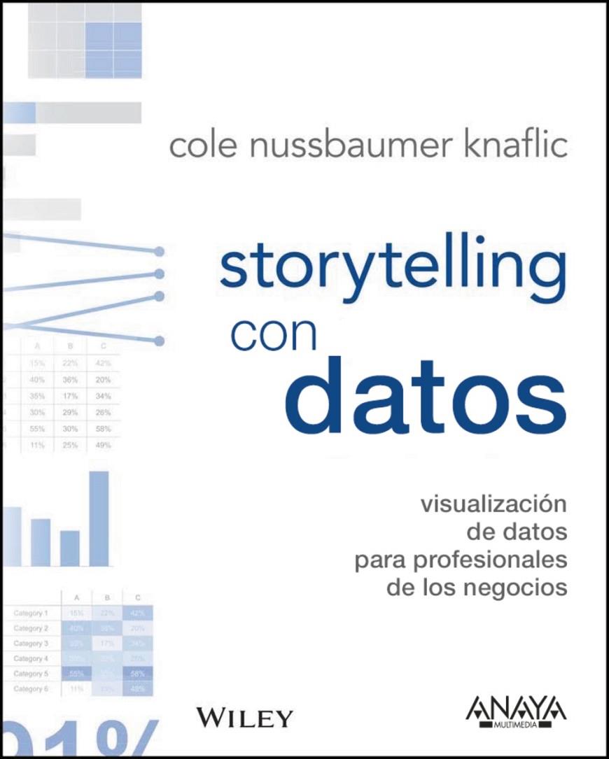 STORYTELLING CON DATOS. VISUALIZACIóN DE DATOS PARA PROFESIONALES | 9788441539303 | NUSSBAUMER KNAFLIC, COLE | Galatea Llibres | Librería online de Reus, Tarragona | Comprar libros en catalán y castellano online