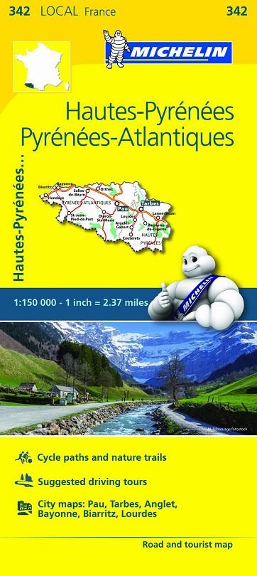 MAPA LOCAL ALTOS PIRINEOS - PIRINEOS ATLANTICOS 1:200.000 2021 | 9782067210738 | Galatea Llibres | Librería online de Reus, Tarragona | Comprar libros en catalán y castellano online