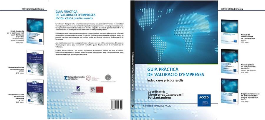 GUIA PRÀCTICA DE VALORACIÓ D'EMPRESES | 9788492956500 | CASANOVAS, MONTSERRAT/SANTANDREU, POL | Galatea Llibres | Librería online de Reus, Tarragona | Comprar libros en catalán y castellano online