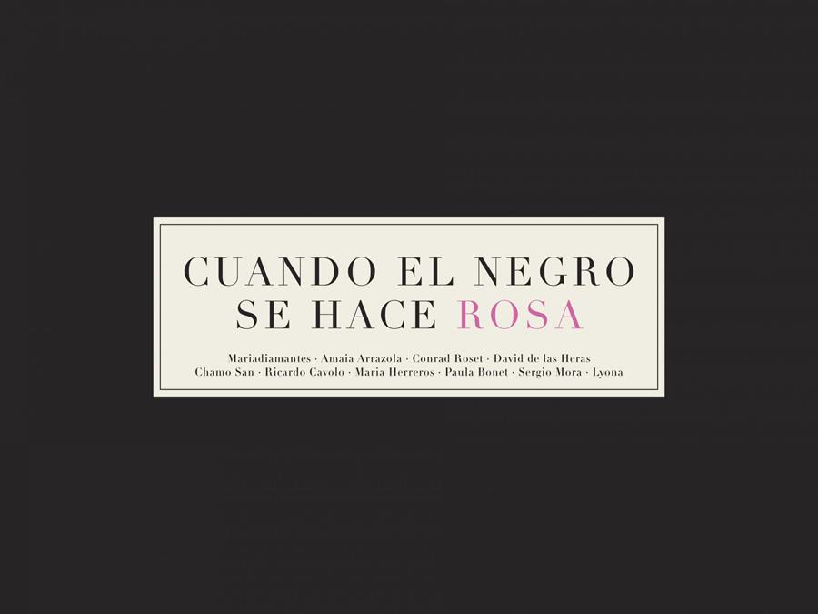 CUANDO EL NEGRO SE HACE ROSA | 9788416489558 | VV.AA. | Galatea Llibres | Librería online de Reus, Tarragona | Comprar libros en catalán y castellano online