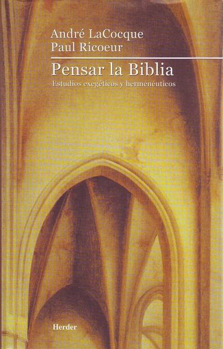 PENSAR LA BIBLIA | 9788425421167 | LACOCQUE, ANDRE | Galatea Llibres | Llibreria online de Reus, Tarragona | Comprar llibres en català i castellà online