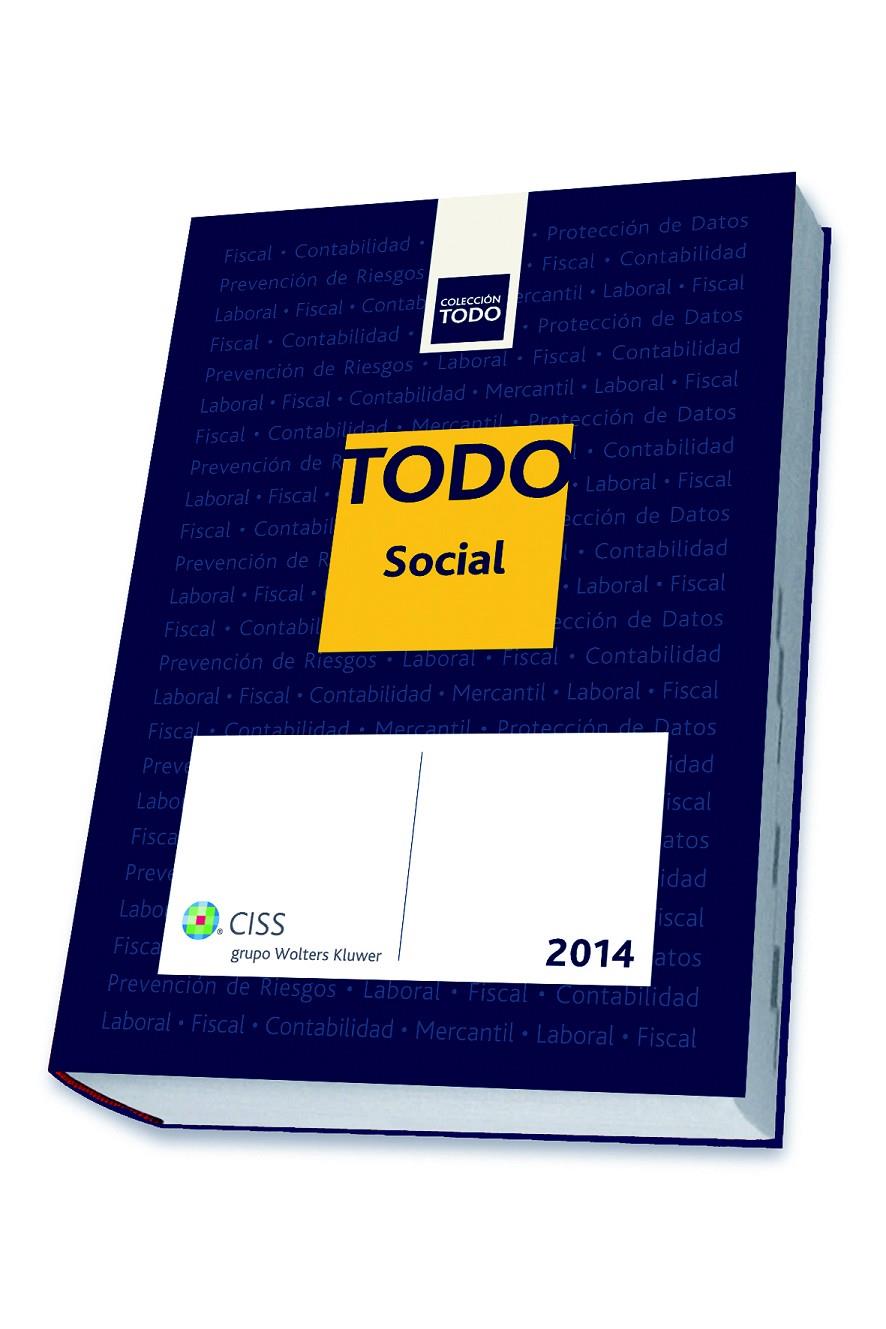 TODO SOCIAL 2014 | 9788499545998 | Galatea Llibres | Llibreria online de Reus, Tarragona | Comprar llibres en català i castellà online