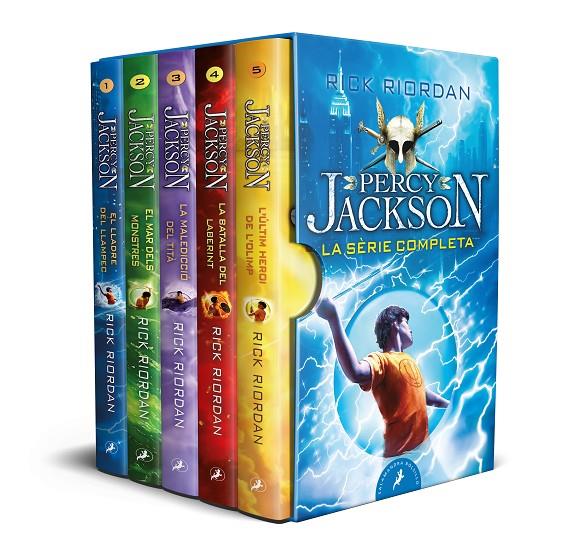 ESTOIG PERCY JACKSON I ELS DÉUS DE L'OLIMP - LA SÈRIE COMPLETA | 9788418173738 | RIORDAN, RICK | Galatea Llibres | Llibreria online de Reus, Tarragona | Comprar llibres en català i castellà online