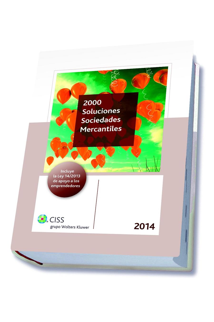 2000 SOLUCIONES SOCIEDADES MERCANTILES 2014 | 9788499545424 | Galatea Llibres | Librería online de Reus, Tarragona | Comprar libros en catalán y castellano online