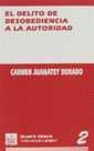 DELITO DE DESOBEDIENCIA A LA AUTORIDAD | 9788480024662 | JUANATEY DORADO, CARMEN | Galatea Llibres | Librería online de Reus, Tarragona | Comprar libros en catalán y castellano online