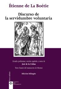 DISCURSO DE LA SERVIDUMBRE VOLUNTARIA | 9788430950683 | BOËTIE, ETIENNE DE LA | Galatea Llibres | Librería online de Reus, Tarragona | Comprar libros en catalán y castellano online