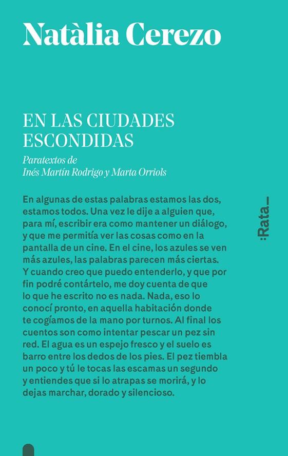 EN LAS CIUDADES ESCONDIDAS | 9788416738410 | CEREZO, NATÀLIA | Galatea Llibres | Llibreria online de Reus, Tarragona | Comprar llibres en català i castellà online