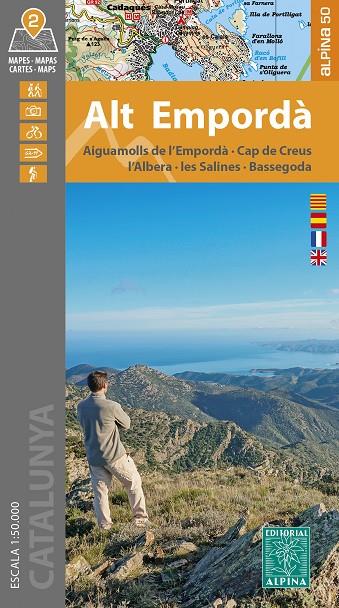 ALT EMPORDÀ MAPA 1:50.000 | 9788470111174 | Galatea Llibres | Librería online de Reus, Tarragona | Comprar libros en catalán y castellano online