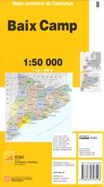 BAIX CAMP MAPA 1:50.000 | 9788439393528 | Galatea Llibres | Librería online de Reus, Tarragona | Comprar libros en catalán y castellano online