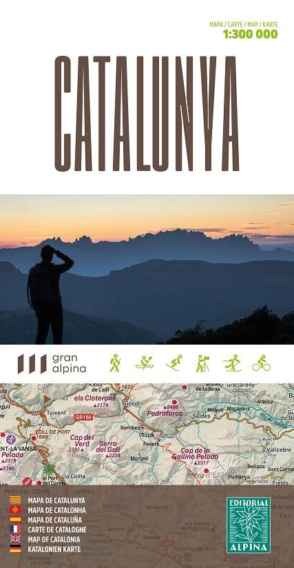 CATALUNYA 1:300.000 MAPA | 9788470111693 | Galatea Llibres | Librería online de Reus, Tarragona | Comprar libros en catalán y castellano online