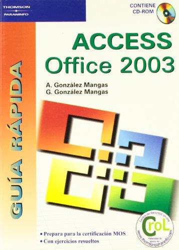 ACCES OFFICE 2003 | 9788428328784 | GONZALEZ MANGAS | Galatea Llibres | Librería online de Reus, Tarragona | Comprar libros en catalán y castellano online