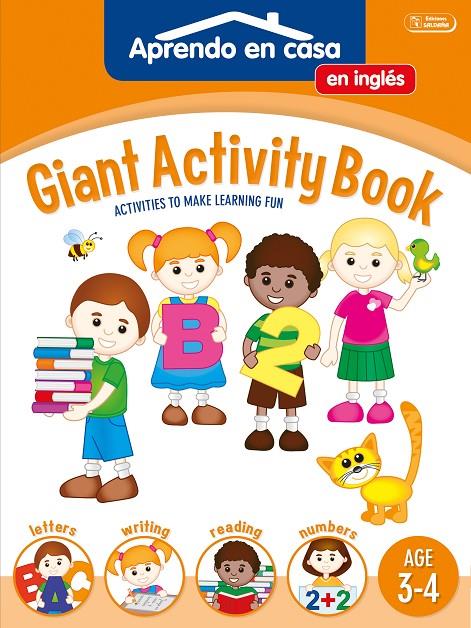GIANT ACTIVITY BOOK 3-4 AÑOS | 9788499399263 | Galatea Llibres | Llibreria online de Reus, Tarragona | Comprar llibres en català i castellà online