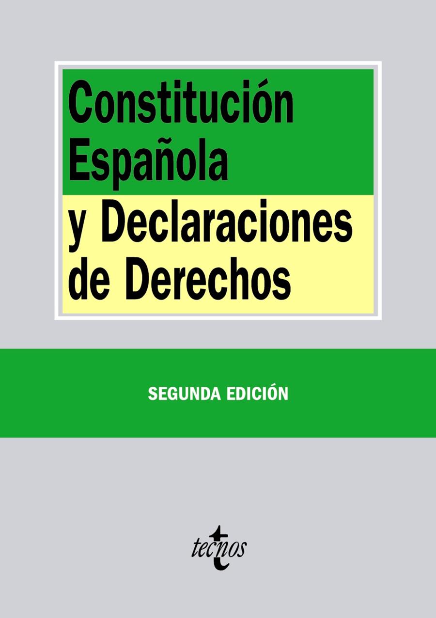 CONSTITUCIÓN ESPAÑOLA Y DECLARACIONES | 9788430963454 | Galatea Llibres | Llibreria online de Reus, Tarragona | Comprar llibres en català i castellà online