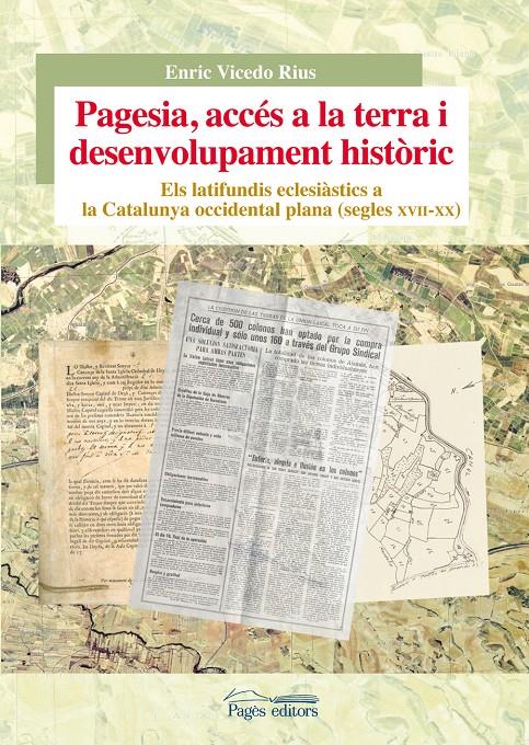 PAGESIA, ACCÉS A LA TERRA I DESENVOLUPAMENT HISTÒRIC | 9788499757001 | VICEDO RIUS, ENRIC | Galatea Llibres | Librería online de Reus, Tarragona | Comprar libros en catalán y castellano online