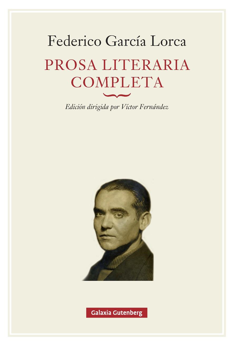 PROSA LITERARIA COMPLETA | 9791388019654 | GARCÍA LORCA, FEDERICO | Galatea Llibres | Llibreria online de Reus, Tarragona | Comprar llibres en català i castellà online