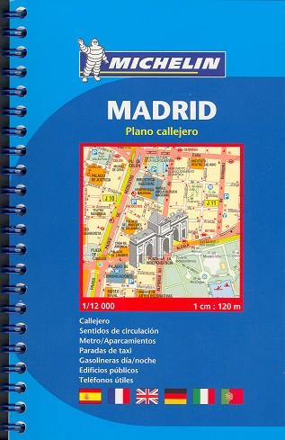 MADRID MAPA ESPIRAL | 9782067127821 | MICHELIN | Galatea Llibres | Llibreria online de Reus, Tarragona | Comprar llibres en català i castellà online