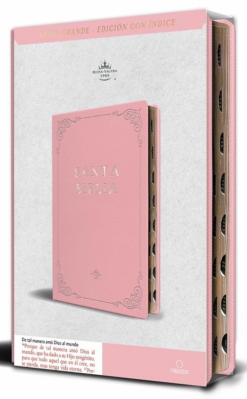 BIBLIA RVR 1960 SIMIL PIEL ROSADA TAMAÑO MANUAL NOMBRES DE DIOS | 9798890982131 | REINA VALERA REVISADA | Galatea Llibres | Llibreria online de Reus, Tarragona | Comprar llibres en català i castellà online