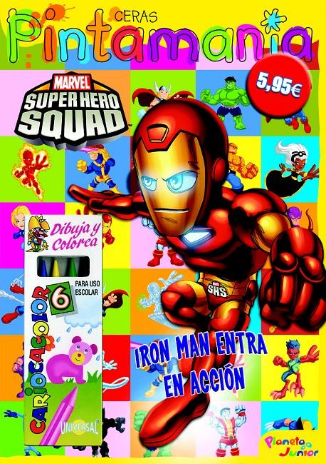 MARVEL SUPERHERO SQUAD PINTAMANIA CERAS | 9788408098850 | SUPER HERO SQUAD | Galatea Llibres | Llibreria online de Reus, Tarragona | Comprar llibres en català i castellà online
