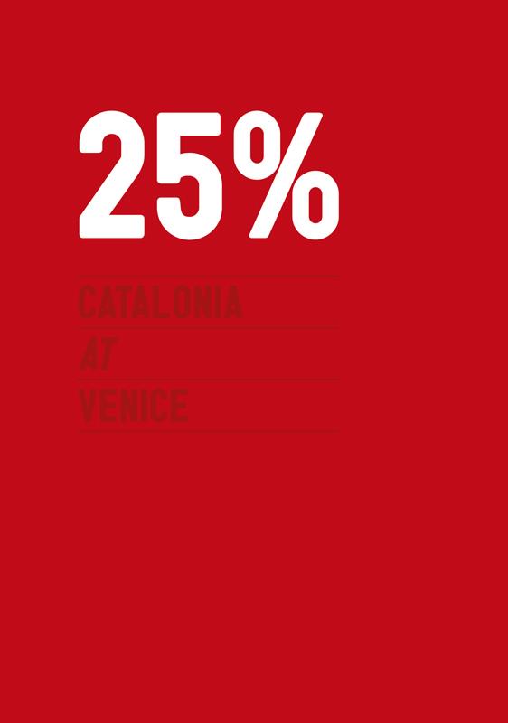 25% CATALONIA AT VENICE | 9788434313347 | BALLÓ, JORDI | Galatea Llibres | Librería online de Reus, Tarragona | Comprar libros en catalán y castellano online