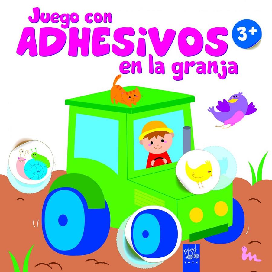 JUEGO CON ADHESIVOS EN LA GRANJA +3. TRACTOR | 9788408148739 | Galatea Llibres | Librería online de Reus, Tarragona | Comprar libros en catalán y castellano online