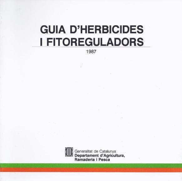 GUIA D`HERBICIDES I FITOREGULADORS | 9788439308287 | SERVEI DE PROTECCIÓ DELS VEGETALS | Galatea Llibres | Librería online de Reus, Tarragona | Comprar libros en catalán y castellano online