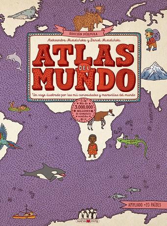 ATLAS DEL MUNDO. EDICIÓN PÚRPURA | 9788417708832 | MIZIELINSKA, ALEKSANDRA/MIZIELINSKI, DANIEL | Galatea Llibres | Llibreria online de Reus, Tarragona | Comprar llibres en català i castellà online