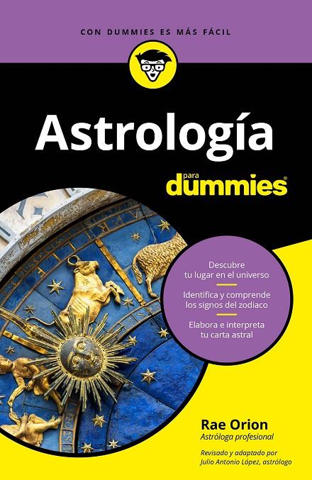 ASTROLOGÍA PARA DUMMIES | 9788432905100 | ORION, RAE | Galatea Llibres | Librería online de Reus, Tarragona | Comprar libros en catalán y castellano online