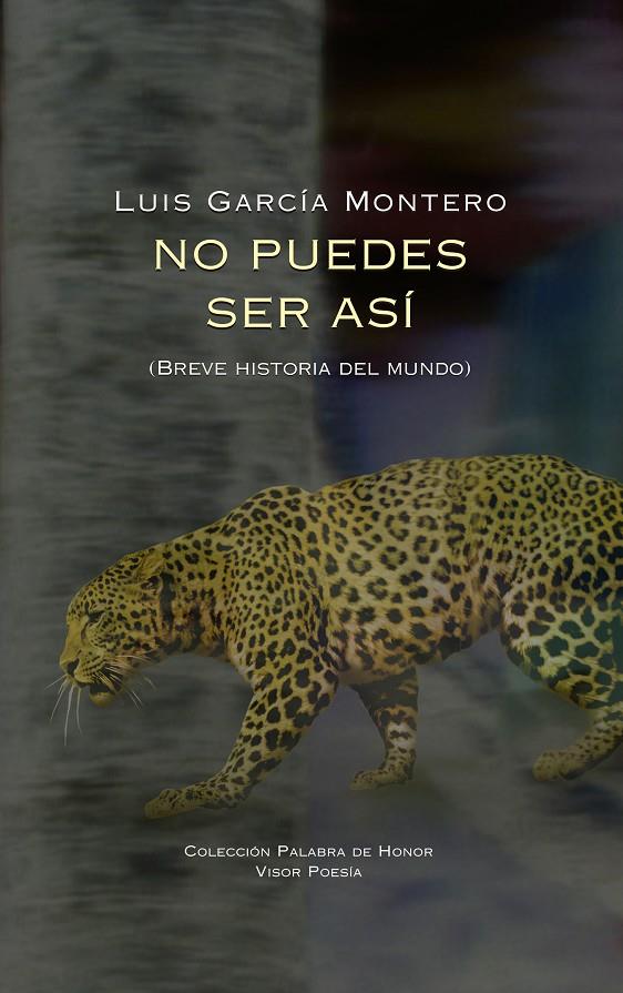 NO PUEDES SER ASÍ | 9788498956368 | GARCÍA MONTERO, LUIS | Galatea Llibres | Librería online de Reus, Tarragona | Comprar libros en catalán y castellano online