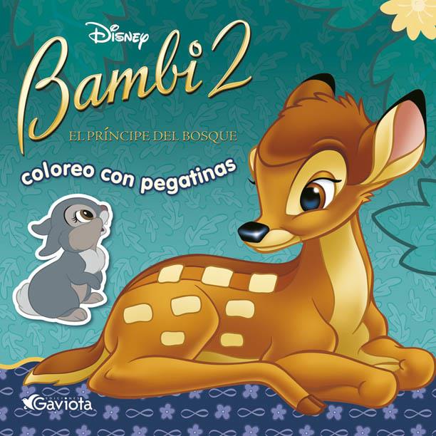 BAMBI 2, EL PRINCIPE DEL BOSQUE COLOREO CON PEGATINAS | 9788439203414 | MARIN CARREÑO, ALBERTO ,   TR. | Galatea Llibres | Librería online de Reus, Tarragona | Comprar libros en catalán y castellano online