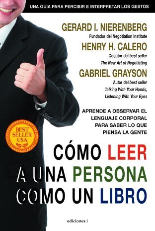 COMO LEER A UNA PERSONA CON UN LIBRO | 9788496851672 | NIEREMBERG, GERARD | Galatea Llibres | Librería online de Reus, Tarragona | Comprar libros en catalán y castellano online