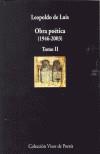 OBRA POETICA 1946 2003 TOMO II | 9788475225197 | LUIS, LEOPOLDO DE | Galatea Llibres | Llibreria online de Reus, Tarragona | Comprar llibres en català i castellà online