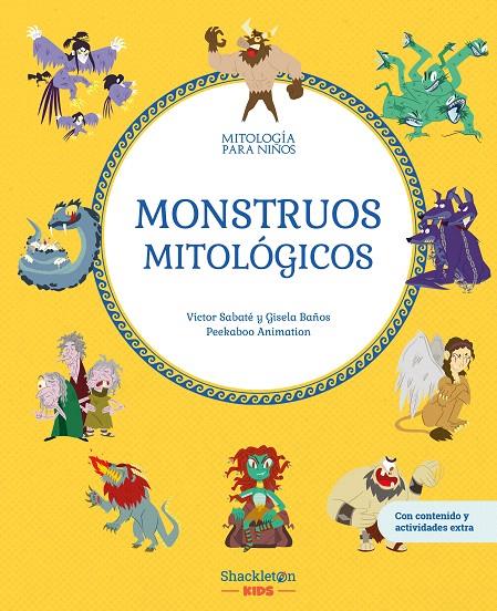 MONSTRUOS MITOLÓGICOS | LIBRO INFANTIL CON JUEGOS Y ACTIVIDADES EXTRA | DESCUBRE | 9788413615455 | SABATÉ, VICTOR/BAÑOS, GISELA | Galatea Llibres | Librería online de Reus, Tarragona | Comprar libros en catalán y castellano online