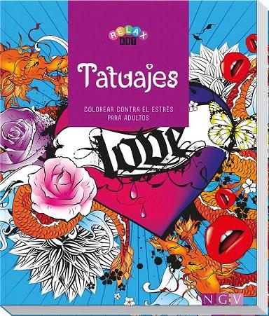 TATUAJES. COLOREAR CONTRA EL ESTRÉS PARA ADULTOS | 9783869416694 | Galatea Llibres | Librería online de Reus, Tarragona | Comprar libros en catalán y castellano online