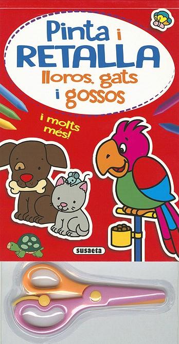 BLOC PINTA I RETALLA LLOROS, GATS I GOSSOS | 9788467751369 | RIGOL-YANG | Galatea Llibres | Librería online de Reus, Tarragona | Comprar libros en catalán y castellano online