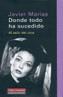 DONDE TODO HA SUCEDIDO | 9788481095135 | MARIAS, JAVIER | Galatea Llibres | Llibreria online de Reus, Tarragona | Comprar llibres en català i castellà online