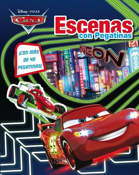 CARS NEON. ESCENAS CON PEGATINAS | 9788499516370 | Galatea Llibres | Librería online de Reus, Tarragona | Comprar libros en catalán y castellano online