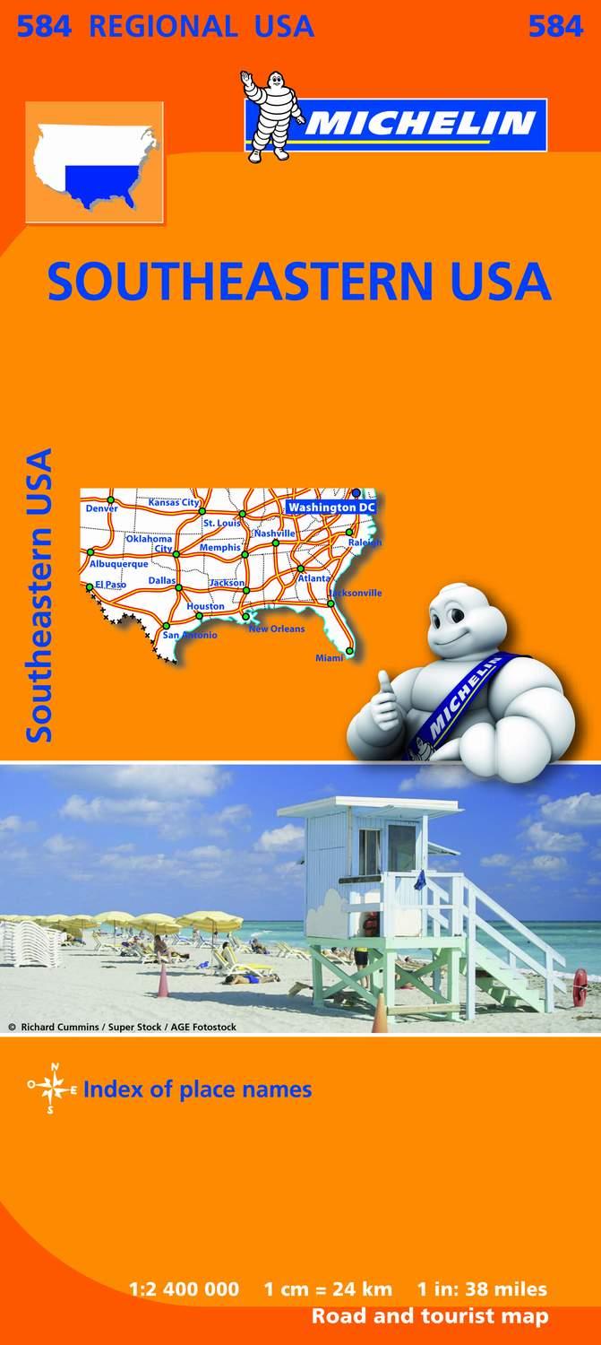 SOUTHEASTERN USA MAPA REGIONAL -NOVA EDICIO- 1:2 400 000 | 9782067184664 | VARIOS AUTORES | Galatea Llibres | Librería online de Reus, Tarragona | Comprar libros en catalán y castellano online