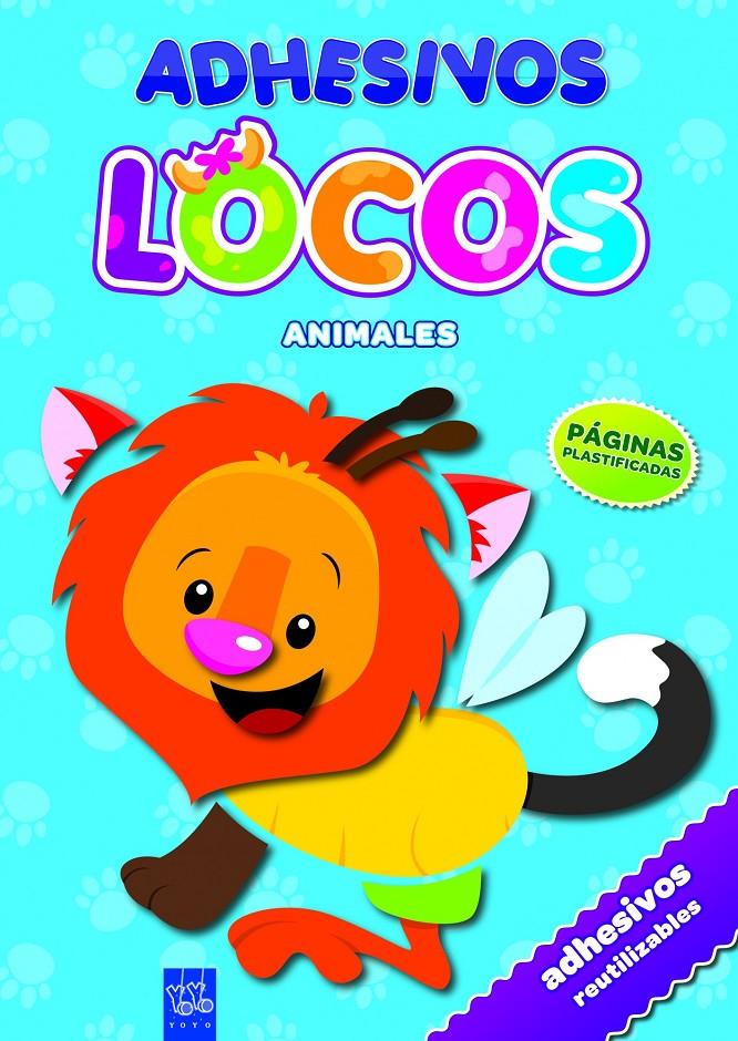 ADHESIVOS LOCOS. ANIMALES | 9788408098348 | YOYO | Galatea Llibres | Llibreria online de Reus, Tarragona | Comprar llibres en català i castellà online