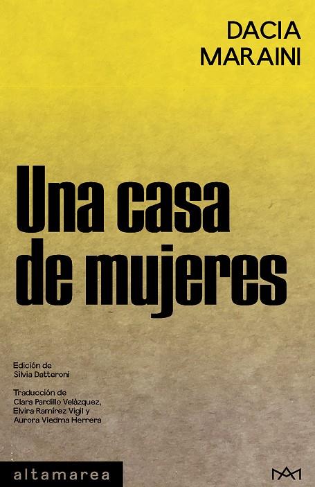 UNA CASA DE MUJERES | 9788410435803 | MARAINI, DACIA | Galatea Llibres | Llibreria online de Reus, Tarragona | Comprar llibres en català i castellà online