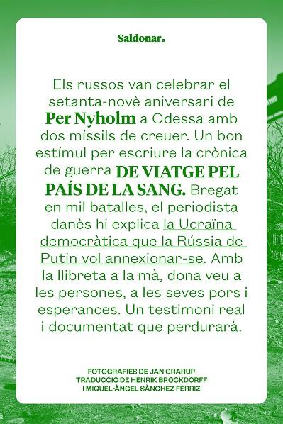 DE VIATGE PEL PAÍS DE LA SANG | 9788419571076 | NYHOLM, PER | Galatea Llibres | Llibreria online de Reus, Tarragona | Comprar llibres en català i castellà online