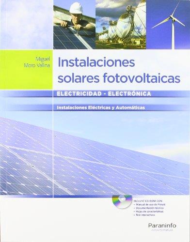 INSTALACIONES SOLARES FOTOVOLTAICAS | 9788497327763 | MORO VALLINA, MIGUEL | Galatea Llibres | Llibreria online de Reus, Tarragona | Comprar llibres en català i castellà online